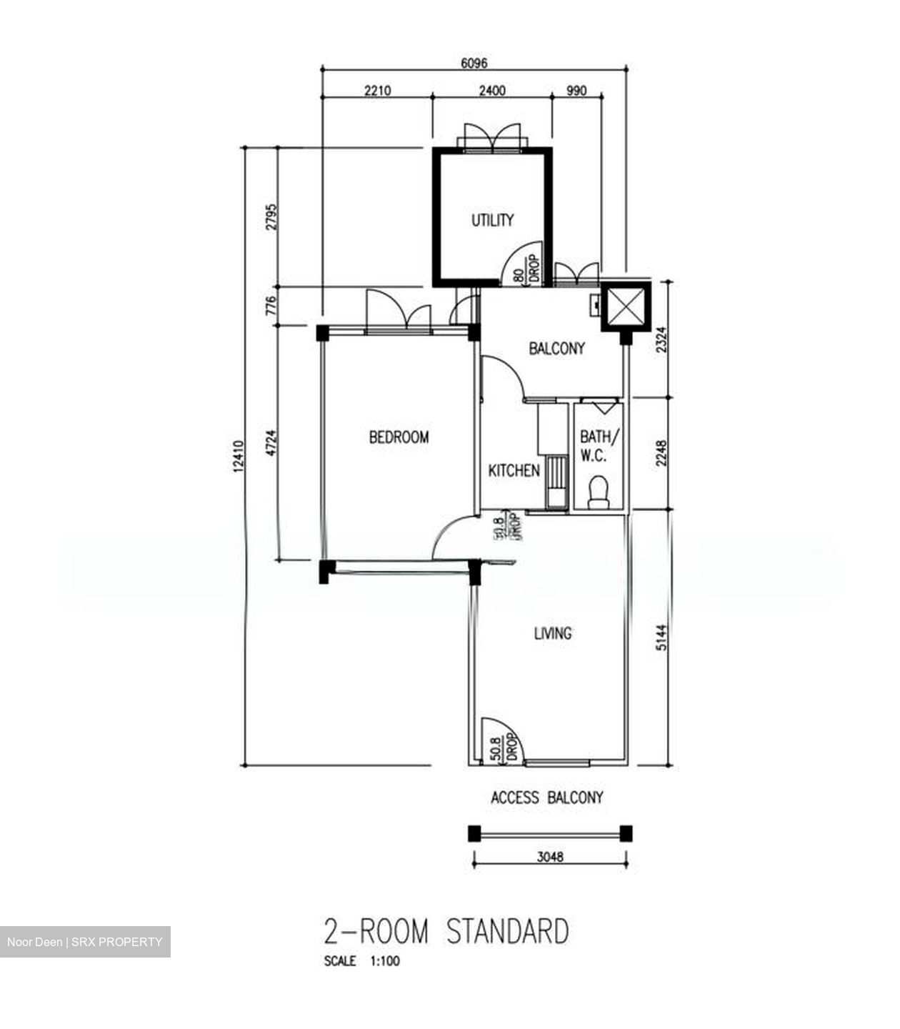 Blk 92 Commonwealth Drive (Queenstown), HDB 2 Rooms #566600931